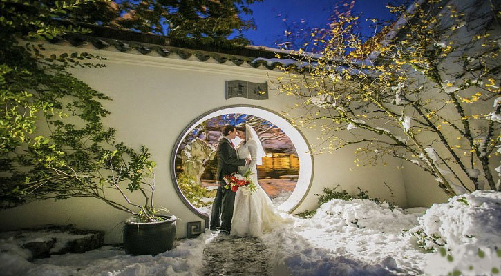 ویژگی های مهم باغ عروسی در زمستان